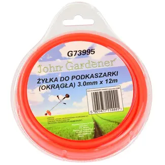 John Gardener Nylon draad - 3,0 mm - 12 m - Hittebestendig - Flexibel