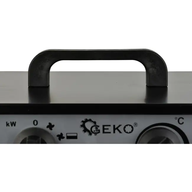 GEKO Industriële ventilatorkachel - 9kW - 3 warmtestanden - RVS en koper - 400V