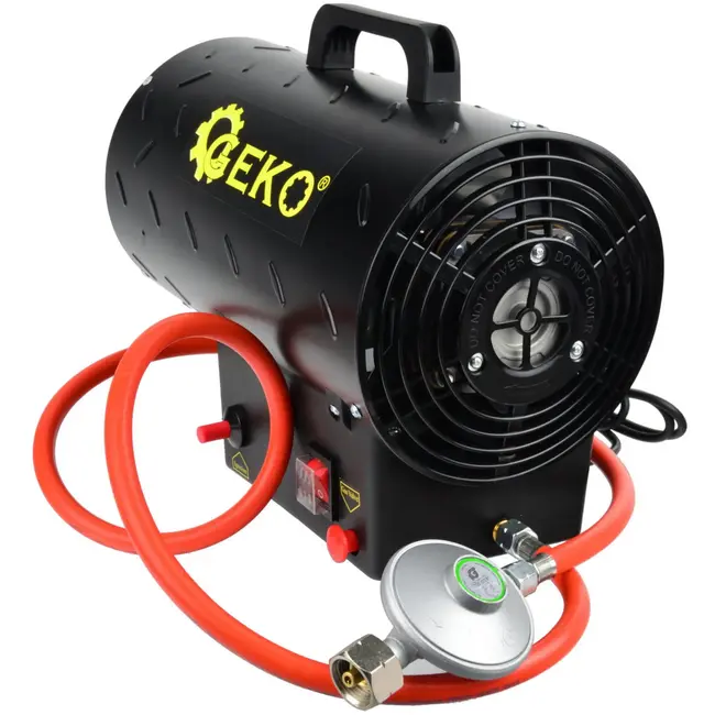 GEKO Gasgestookte verwarming - 15kW - Mobiel - Oververhittingsbeveiliging - 200m³ verwarmingscapaciteit