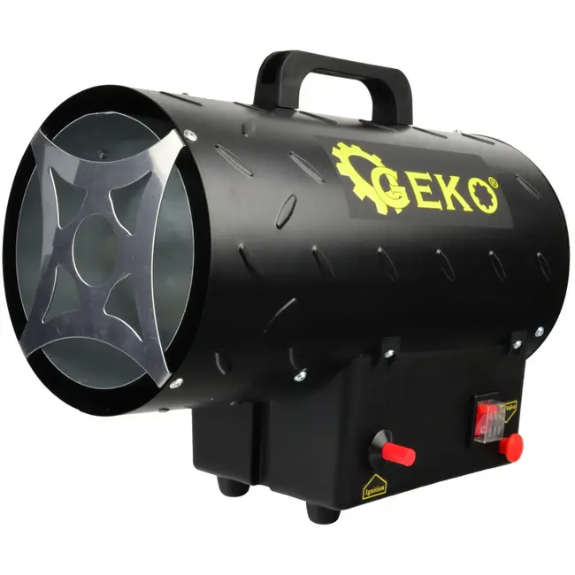 GEKO Gasgestookte verwarming - 15kW - Mobiel - Oververhittingsbeveiliging - 200m³ verwarmingscapaciteit