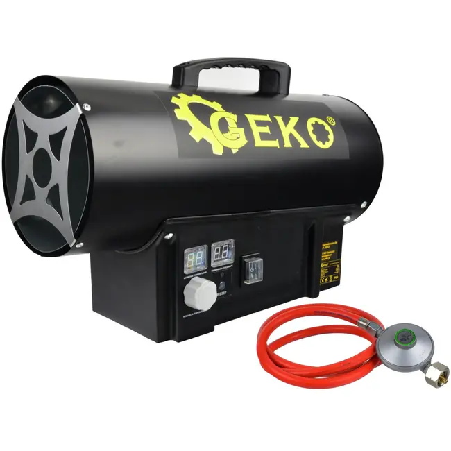 GEKO Gasgestookte heater - 20kW - Thermostaat - Oververhittingsbeveiliging - 300m³ verwarmingscapaciteit