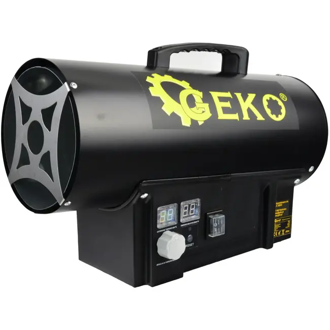 GEKO Gasgestookte heater - 20kW - Thermostaat - Oververhittingsbeveiliging - 300m³ verwarmingscapaciteit