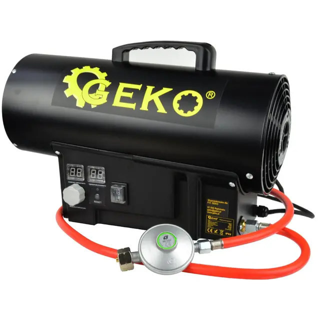 GEKO Gasgestookte heater - 20kW - Thermostaat - Oververhittingsbeveiliging - 300m³ verwarmingscapaciteit