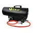 GEKO Gasgestookte heater - 65kW - Thermostaat en oververhittingsbeveiliging - Mobiel - 1000m³ verwarmingscapaciteit
