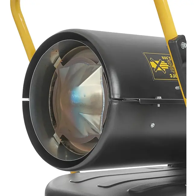 GEKO Oliegestookte heater - 40kW - thermostaat - mobiel - roestvrij staal