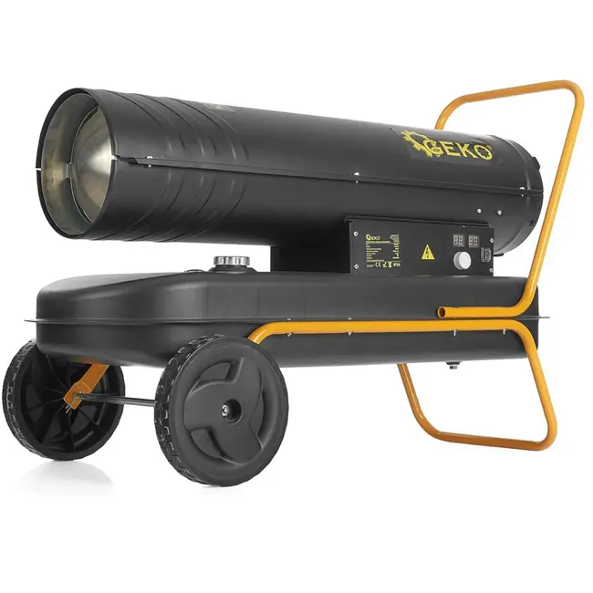 GEKO Oliegestookte heater - 65kW - Thermostaat - Mobiel - Veiligheidsfuncties