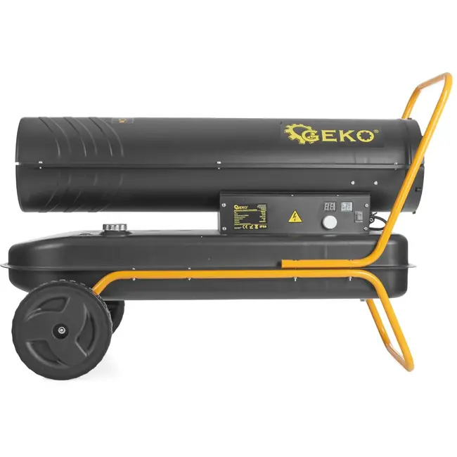 GEKO Oliegestookte heater - 65kW - Thermostaat - Mobiel - Veiligheidsfuncties