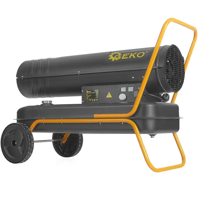 GEKO Oliegestookte heater - 65kW - Thermostaat - Mobiel - Veiligheidsfuncties