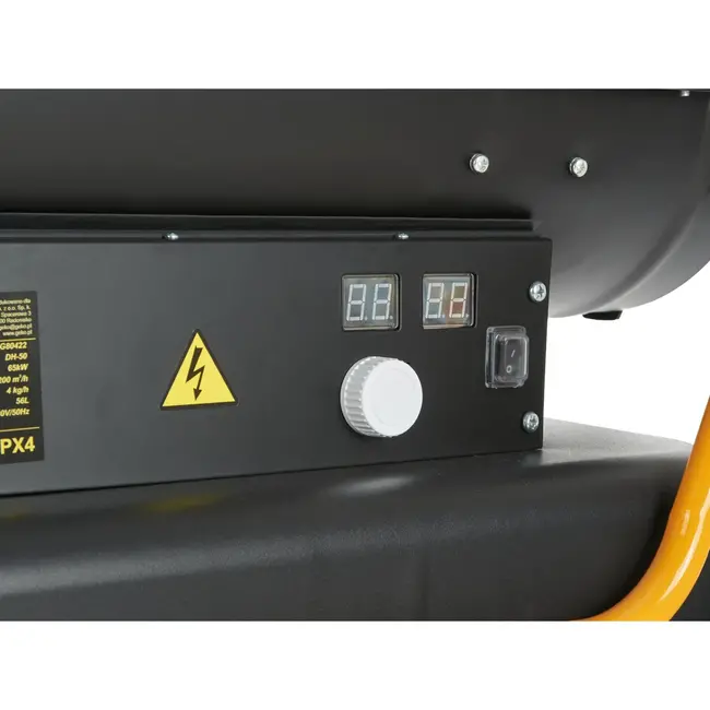 GEKO Oliegestookte heater - 65kW - Thermostaat - Mobiel - Veiligheidsfuncties