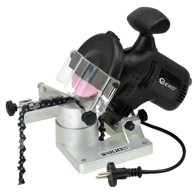 GEKO Kettingzaagslijper - Compact - 7500 tpm - 2 kg - 100 mm schijf