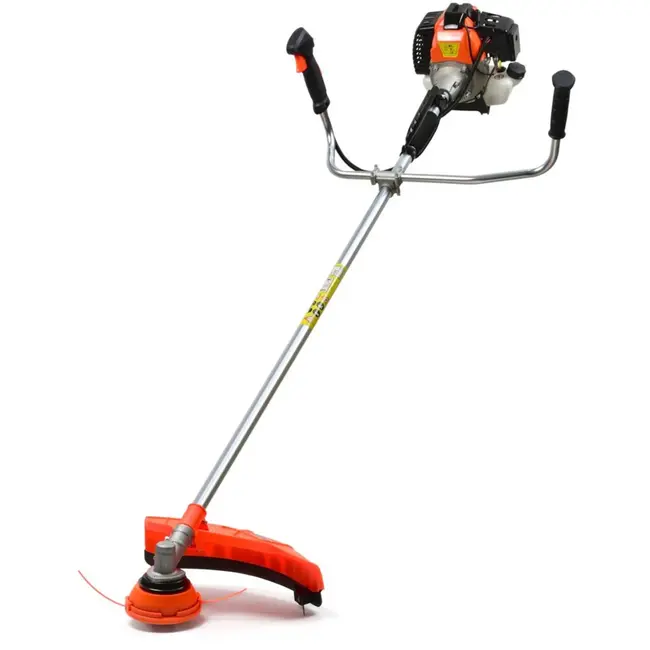 GEKO BC430 krachtige benzine bosmaaier 49,7cc met 3 pk motor, trimmerkop, 3-tands mes en anti-vibratiesysteem