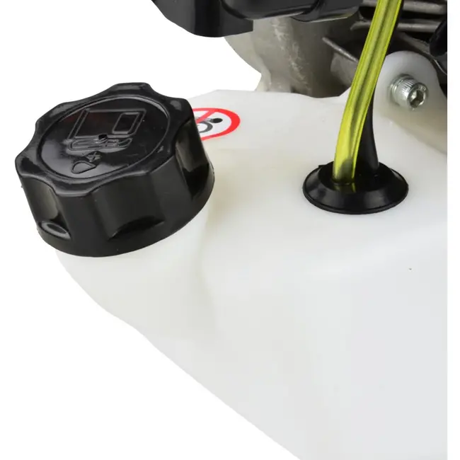 GEKO BC430 krachtige benzine bosmaaier 49,7cc met 3 pk motor, trimmerkop, 3-tands mes en anti-vibratiesysteem