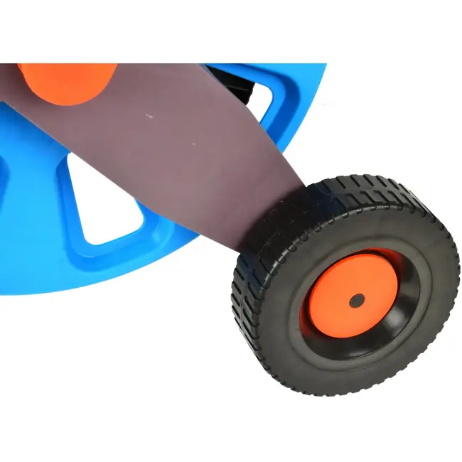 GEKO Tuinslangwagen - 60m capaciteit - Antikrascoating - Transportwielen - 720mm hoog