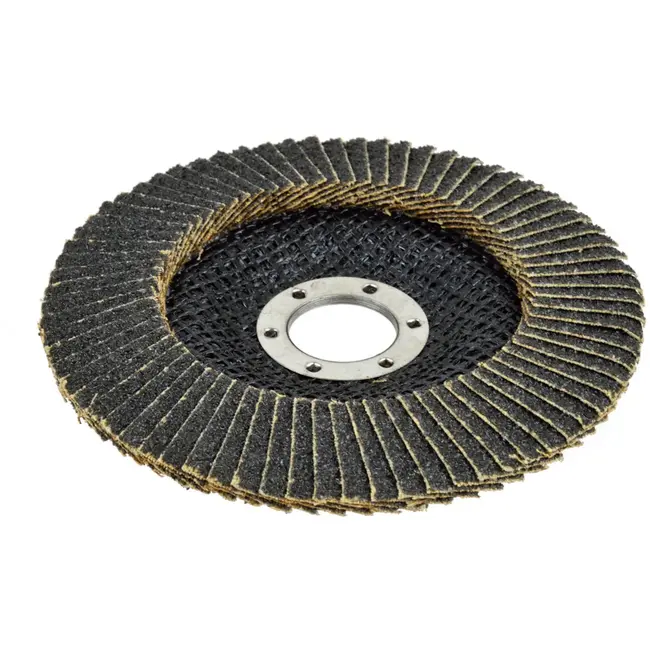 GEKO Silicon Carbide Lamellenschijf - 125 mm - Korrel 40 - Voor Steen en Metaalbewerking - 10 stuks