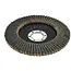 GEKO Silicon Carbide Lamellenschijf - 125 mm - Korrel 40 - Voor Steen en Metaalbewerking - 10 stuks