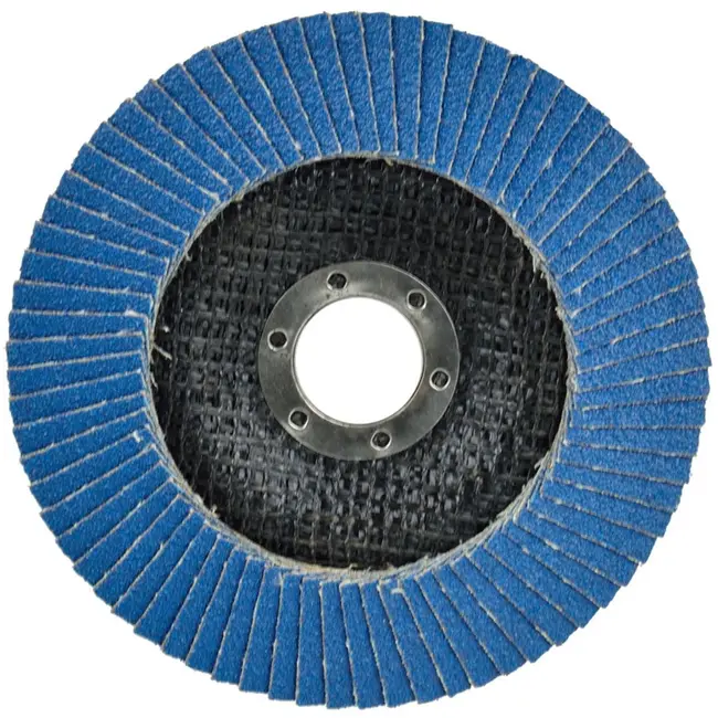 GEKO Zirconia schuurdisc - 125 mm - korrel 60 - zelfslijpend - hittebestendig - 10 stuks