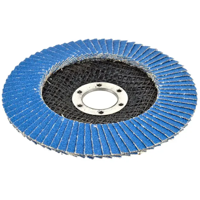 GEKO Zirconia schuurdisc - 125 mm - korrel 60 - zelfslijpend - hittebestendig - 10 stuks