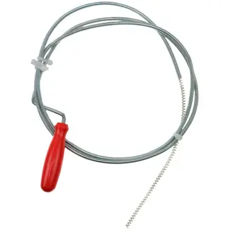 GEKO Flexibele afvoerontstopper - 5 mm diameter - 1,5 m lengte - Voor bochten en blokkades