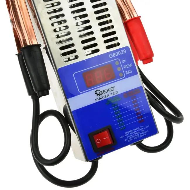 GEKO Digitale accutester - LED display - 12V - 100A - Zonder externe voeding