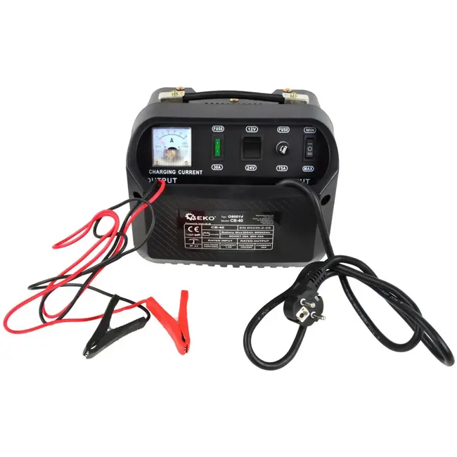 GEKO Batterijlader - 230V Ingang - 12/24V Uitgang - 30A Stroomsterkte - Geschikt voor 92-300 Ah