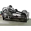 GEKO Triple cilinder luchtcompressor - 200L - 490 L/min - 8 bar - 400V - Staal - Horizontaal ontwerp