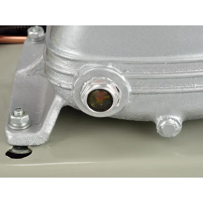 GEKO Triple cilinder luchtcompressor - 200L - 490 L/min - 8 bar - 400V - Staal - Horizontaal ontwerp