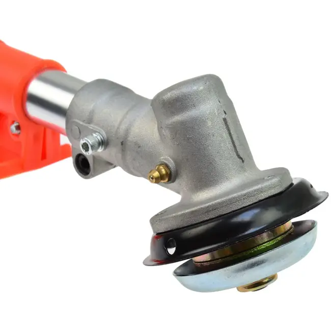 GEKO BC430 krachtige 49,7cc bosmaaier met 3 trimmerkoppen, zaagblad, harnas, vizier en gehoorbescherming