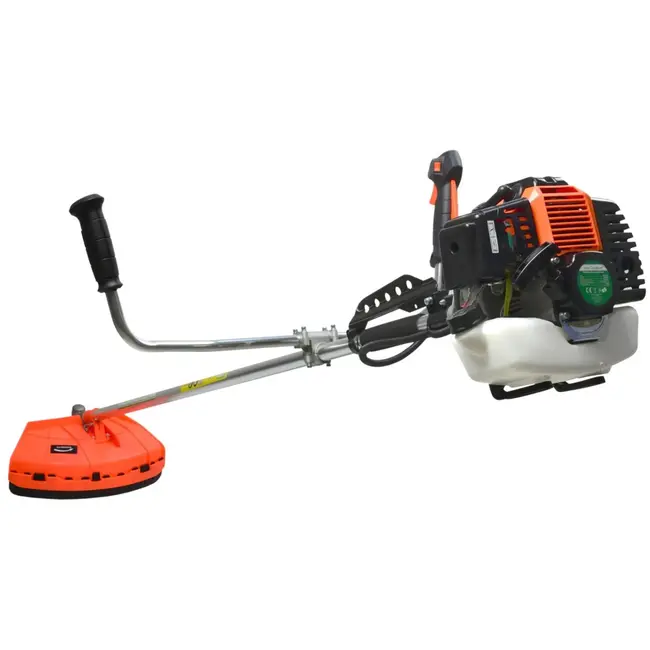 John Gardener BC430 krachtige 49,7cc bosmaaier met 3 trimmerkoppen, zaagblad, harnas, vizier en gehoorbescherming