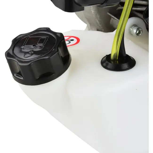 John Gardener BC430 krachtige 49,7cc bosmaaier met 3 trimmerkoppen, zaagblad, harnas, vizier en gehoorbescherming