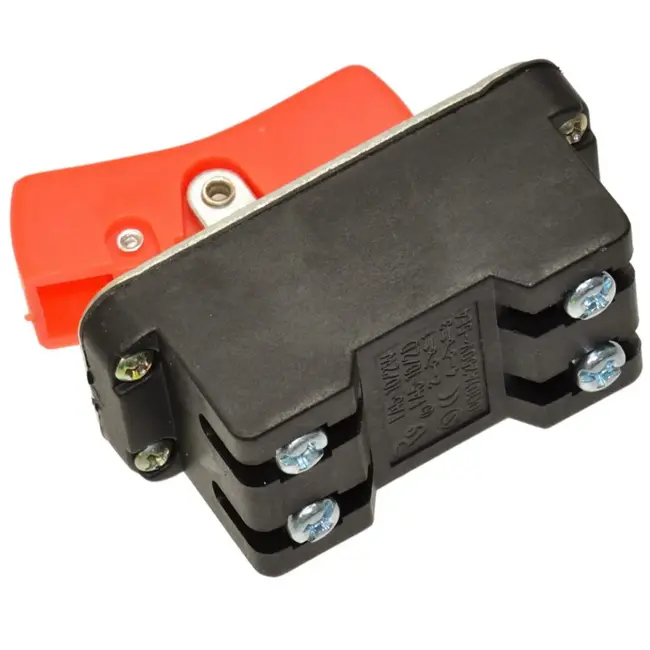 GEKO Schakelaar voor slijpmachines - Stabiele 0-1 positie - Compact formaat - 4 schroefverbindingen