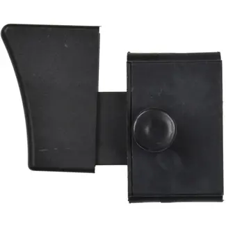 GEKO Schakelaar voor polijstmachine - vergrendelbaar - compact ontwerp - 60 mm - zwart