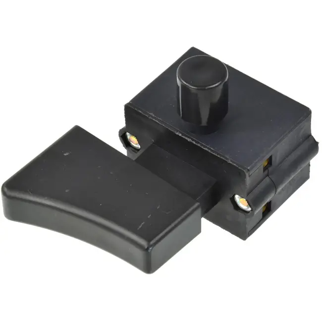 GEKO Schakelaar voor polijstmachine - vergrendelbaar - compact ontwerp - 60 mm - zwart