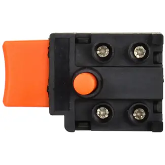 GEKO Schakelaar - Drukknop - Veiligheidsfunctie - Compact ontwerp - 47 mm - Zwart