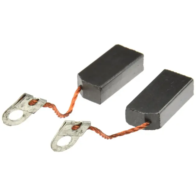 GEKO Koolborstel 6x10x20 - Geschikt voor Cirkelzagen - Duurzaam Carbonmateriaal - 10 stuks