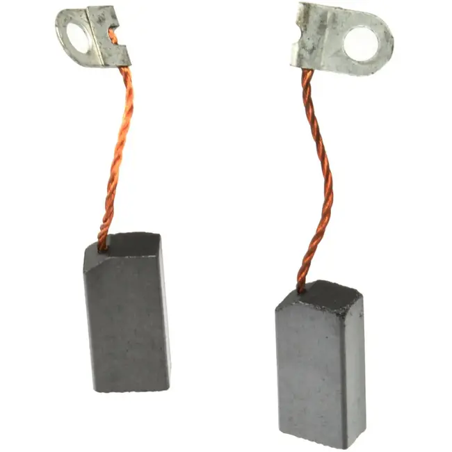 GEKO Koolborstel 6x10x20 - Geschikt voor Cirkelzagen - Duurzaam Carbonmateriaal - 10 stuks