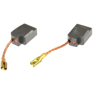 GEKO Koolborstelset - 6,4x10x13 mm - Geschikt voor Diverse Elektrische Gereedschappen - 10 stuks