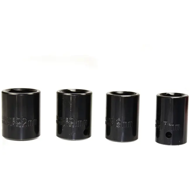 Heidmann Elektrische slagmoersleutel - LCD display - 150-500 Nm - Inclusief CrV doppen 17-22 mm