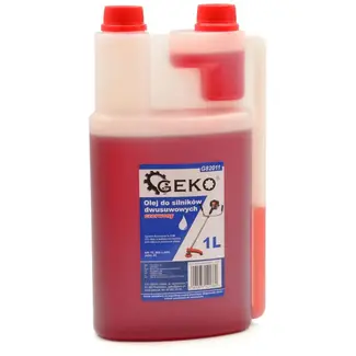 GEKO Twee-takt olie - 1 liter - Geschikt voor mengsmering en individuele smering