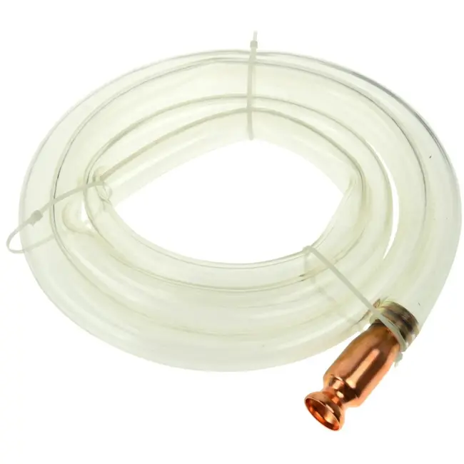 GEKO Koperen zelfaanzuigende hevelpomp - schudmechanisme - 180 cm slang