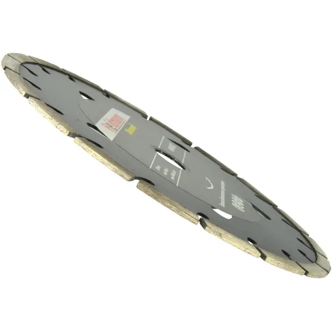 Heidmann Diamantschijf - Gesegmenteerd - 230 mm - Voor Nat en Droog Gebruik - Zwart