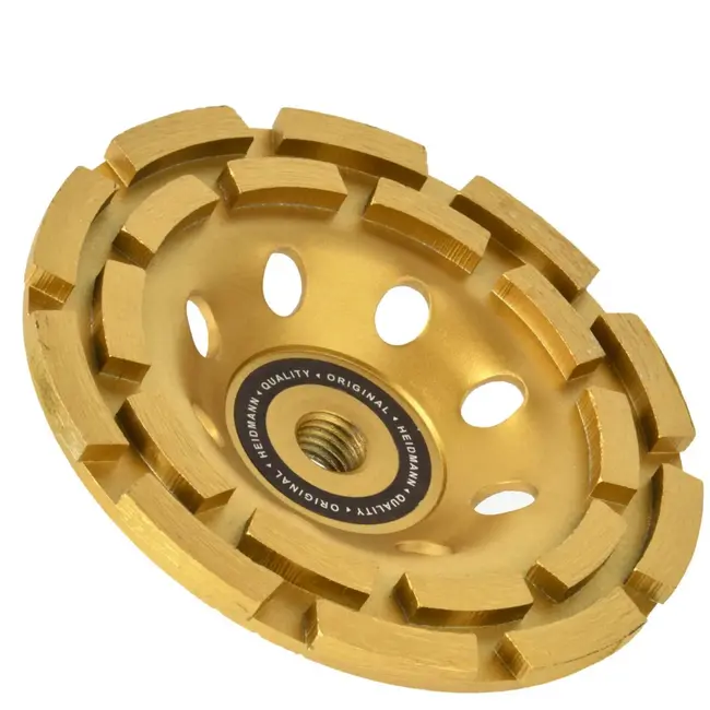 Heidmann Diamantschijf - Dubbele rij - 125 mm - Voor beton en metselwerk