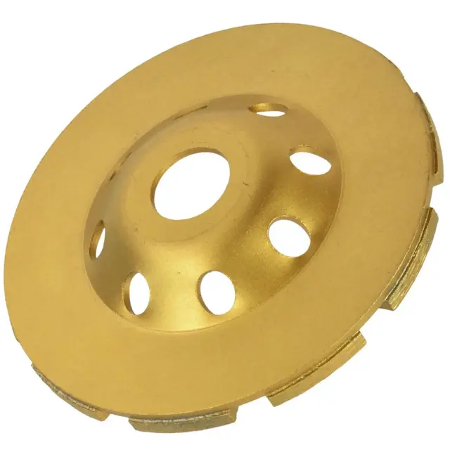 Heidmann Diamant slijpschijf - dubbele rij - 125 mm - 5 mm segment - voor beton en metselwerk