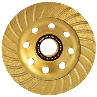 Heidmann Diamantschijf - Turbo Rand - 125 mm - 5 mm Segment - Voor Beton en Metselwerk