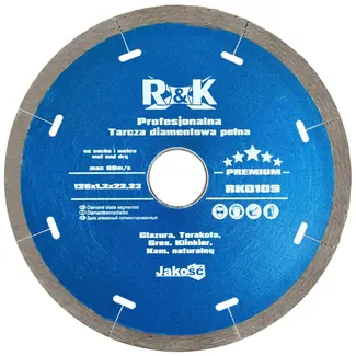 GEKO Diamantzaagblad - Continu Segment - Voor Tegels - 125 mm
