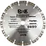 GEKO Diamantzaagblad - Turbo Segment - 230 mm - Universeel Droog/Nat Snijden