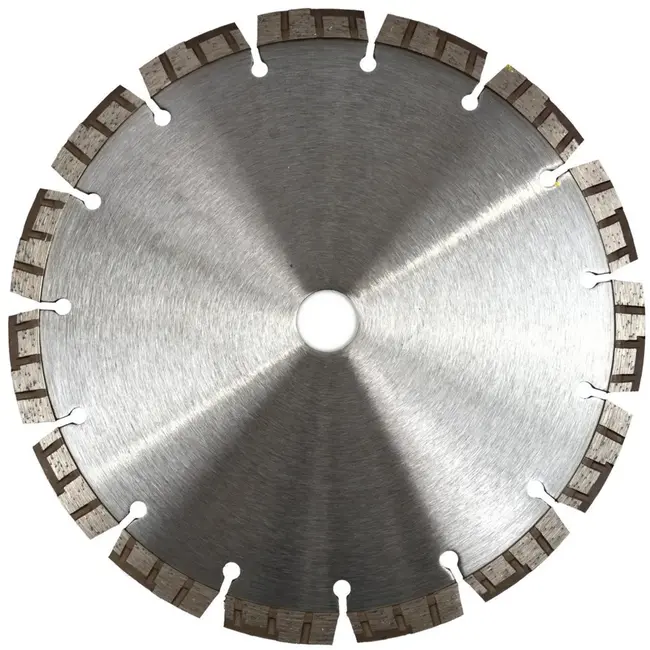 GEKO Diamantzaagblad - Turbo Segment - 230 mm - Universeel Droog/Nat Snijden