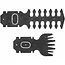 GEKO Draadloze grasschaar - 7.2V - Ergonomisch - Anti-slip - 120mm