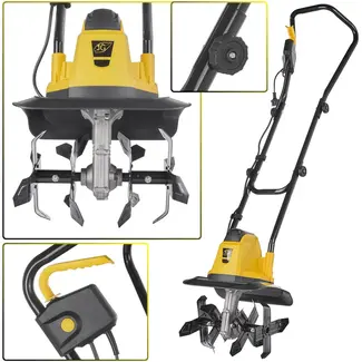 John Gardener Elektrische tuinfrees - 32 cm werkbreedte - Ideaal voor kleigrond