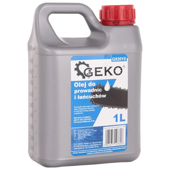 GEKO Kettingzaagolie - Smeermiddel voor Ketting en Zaagblad - 1L