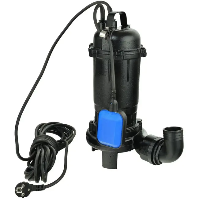 Heidmann Efficiënte waterpomp met krachtige versnijders - 20.000 l/u - 3150W - gietijzeren behuizing